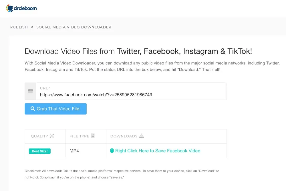 You can download any Facebook video!